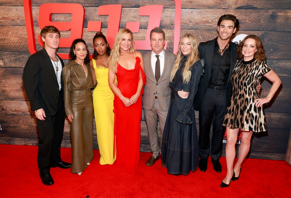 The cast of 9-1-1: Nashville at a premiere event on October 7