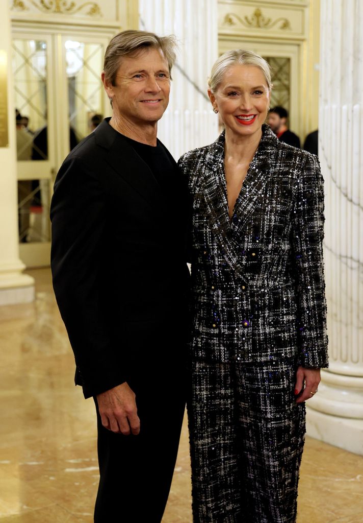 Katherine Lanasa et Grant Show à la cérémonie d'ouverture des Jeux olympiques de 2026