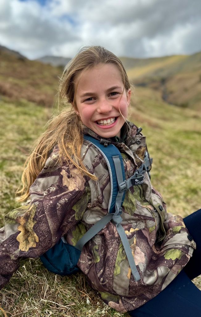 10th birthday photo of Princess Charlotte in Cumbria