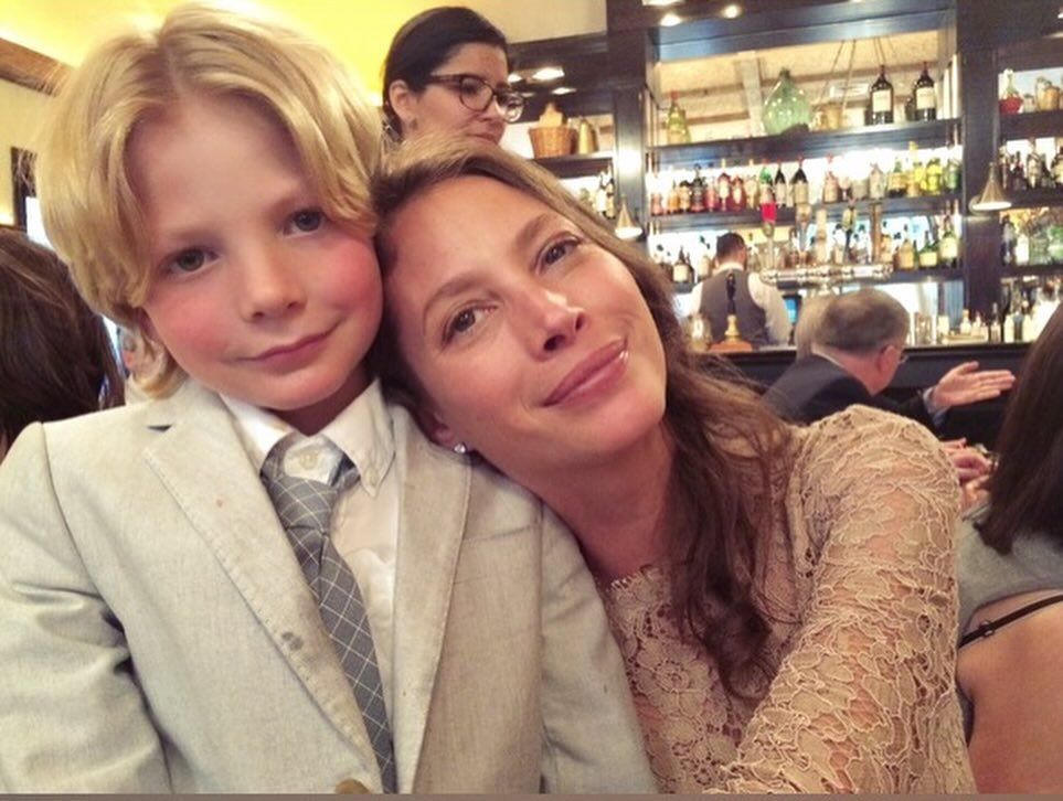 Christy with her son Finn