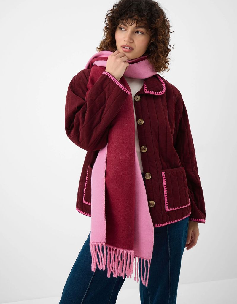 Two Tone Blanket Scarf