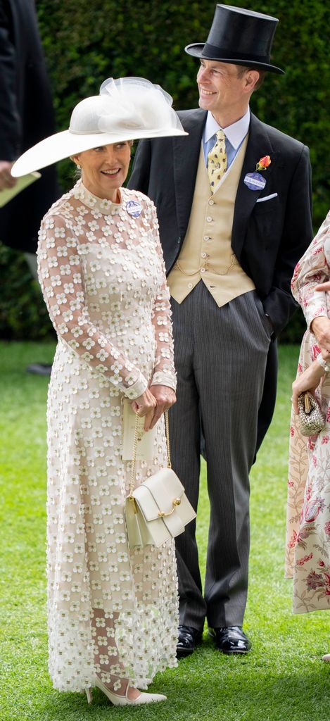 Sophie, Duchess of Edinburgh and Prince Edward, Duke of Edinburgh attend day two of Royal Ascot 2024