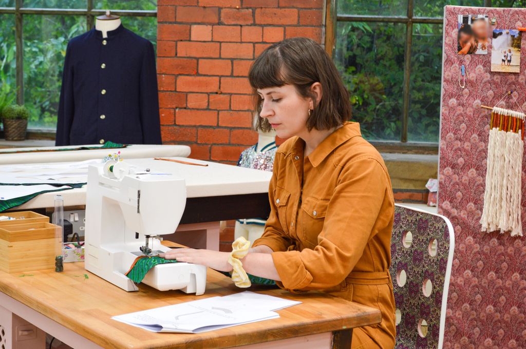Great British Sewing Bee contestant Alex