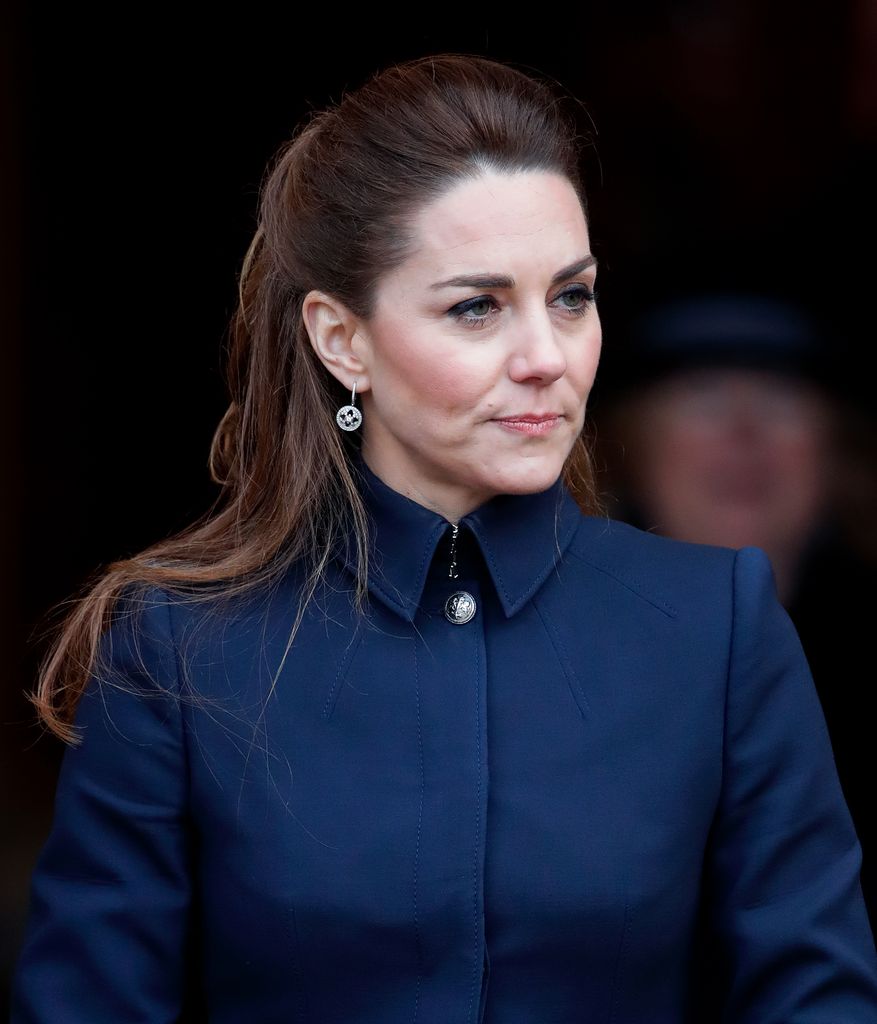 Catherine, Duchess of Cambridge visits the Defence Medical Rehabilitation Centre Stanford Hall on February 11, 2020 in Loughborough