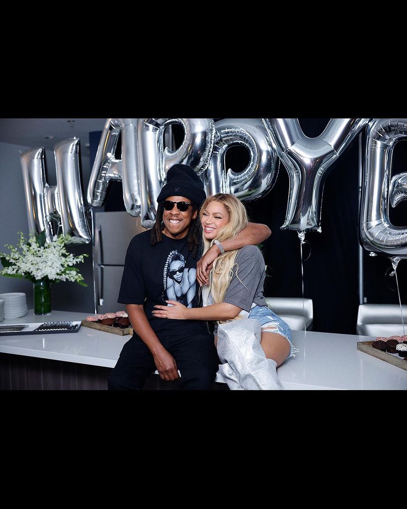 Beyoncé and Jay-Z on her birthday