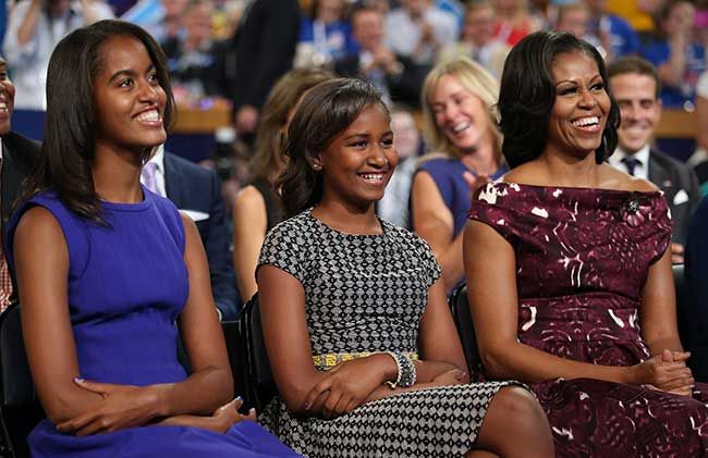 michelle obama daughters