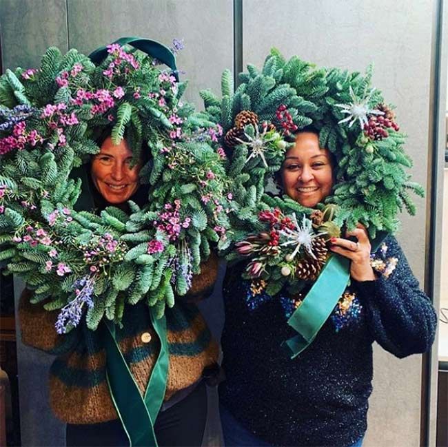 Jools Oliver Christmas wreath