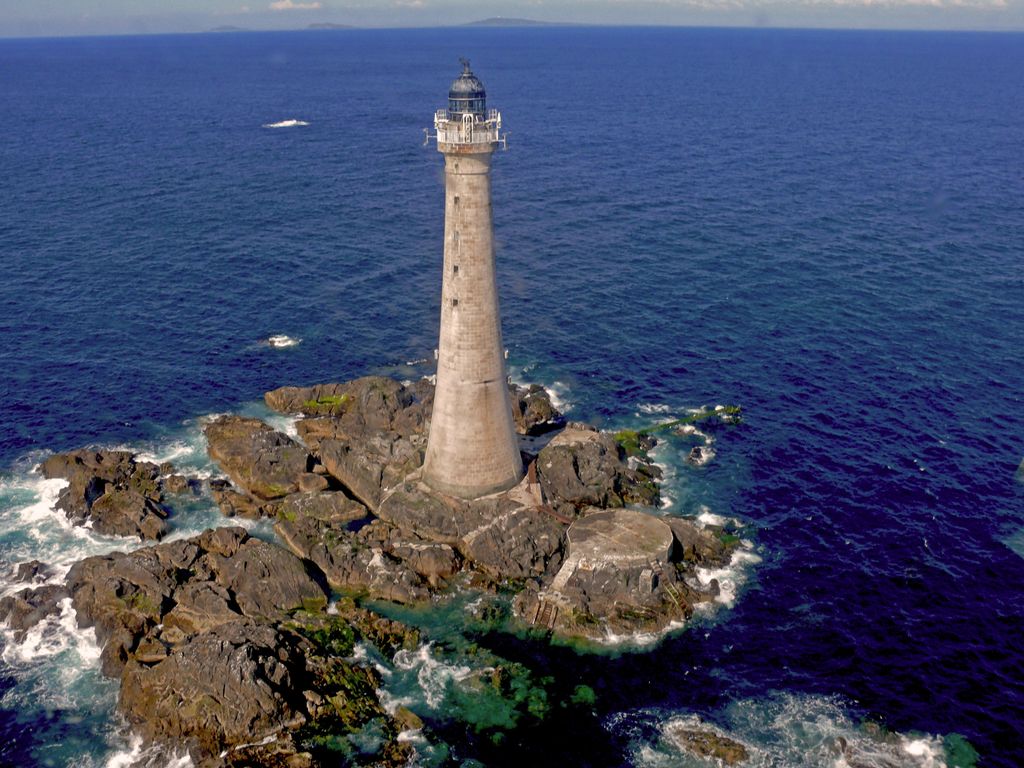 Skerryvore lighthouse in Scotland 