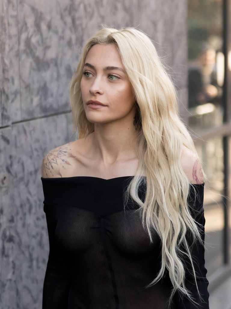 Paris Jackson attends the Stella McCartney Womenswear Fall/Winter 2025-2026 show as part of Paris Fashion Week on March 05, 2025 in Paris, France