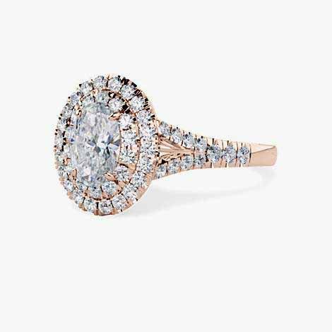 purely diamonds oval ring