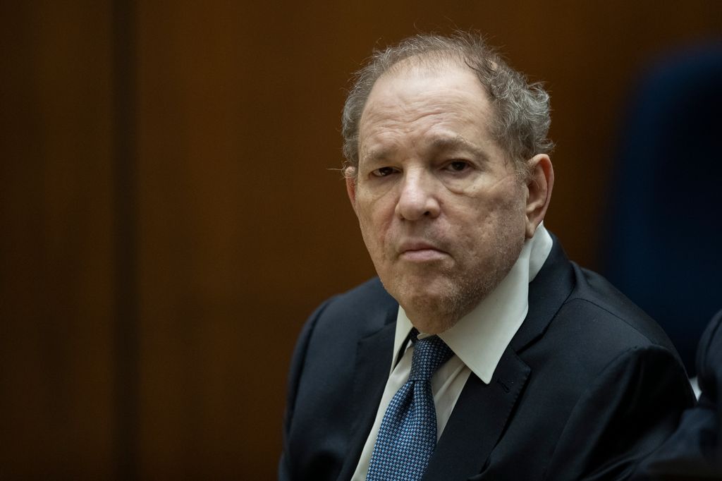 Harvey Weinstein appears in court at the Clara Shortridge Foltz Criminal Justice Center on October 4, 2022 