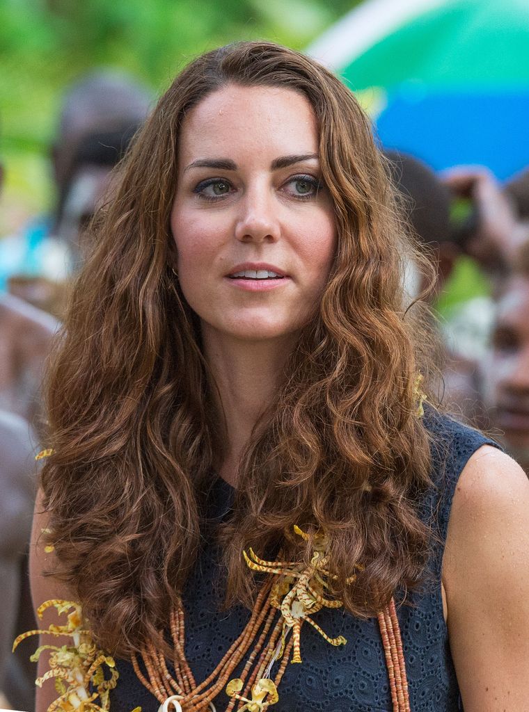 Kate rocked air-dried curls in 2012