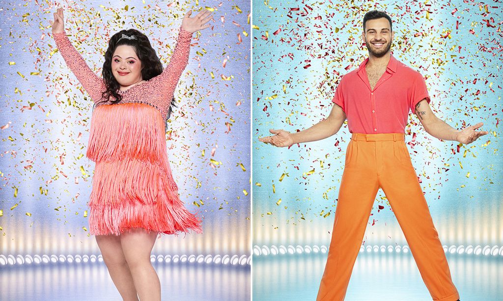 Split image of Ellie Goldstein and Vito Coppola