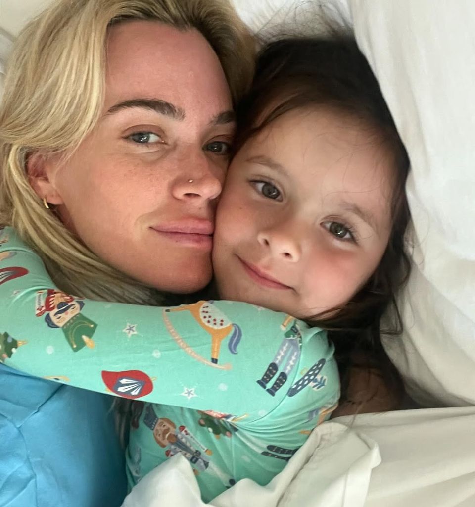 Teddi fell pregnant naturally with Dove