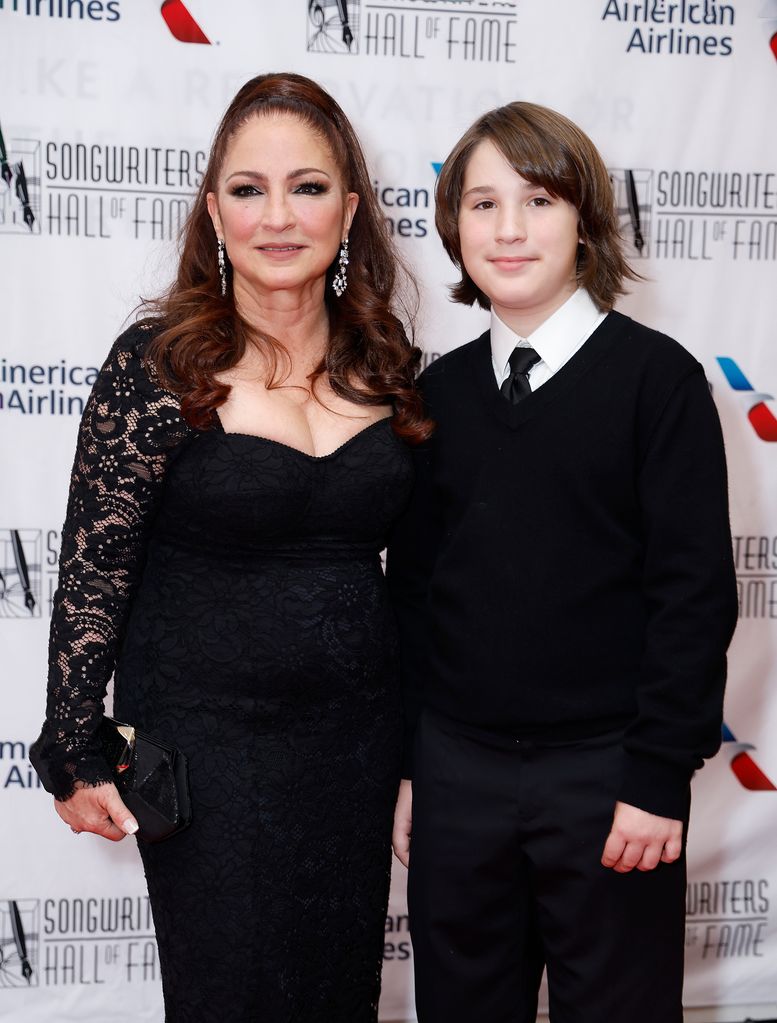 Gloria Estefan and Sasha Estefan-Coppola attend 2023 Songwriters Hall Of Fame at the New York Marriott Marquis Hotel on June 15, 2023 in New York City.