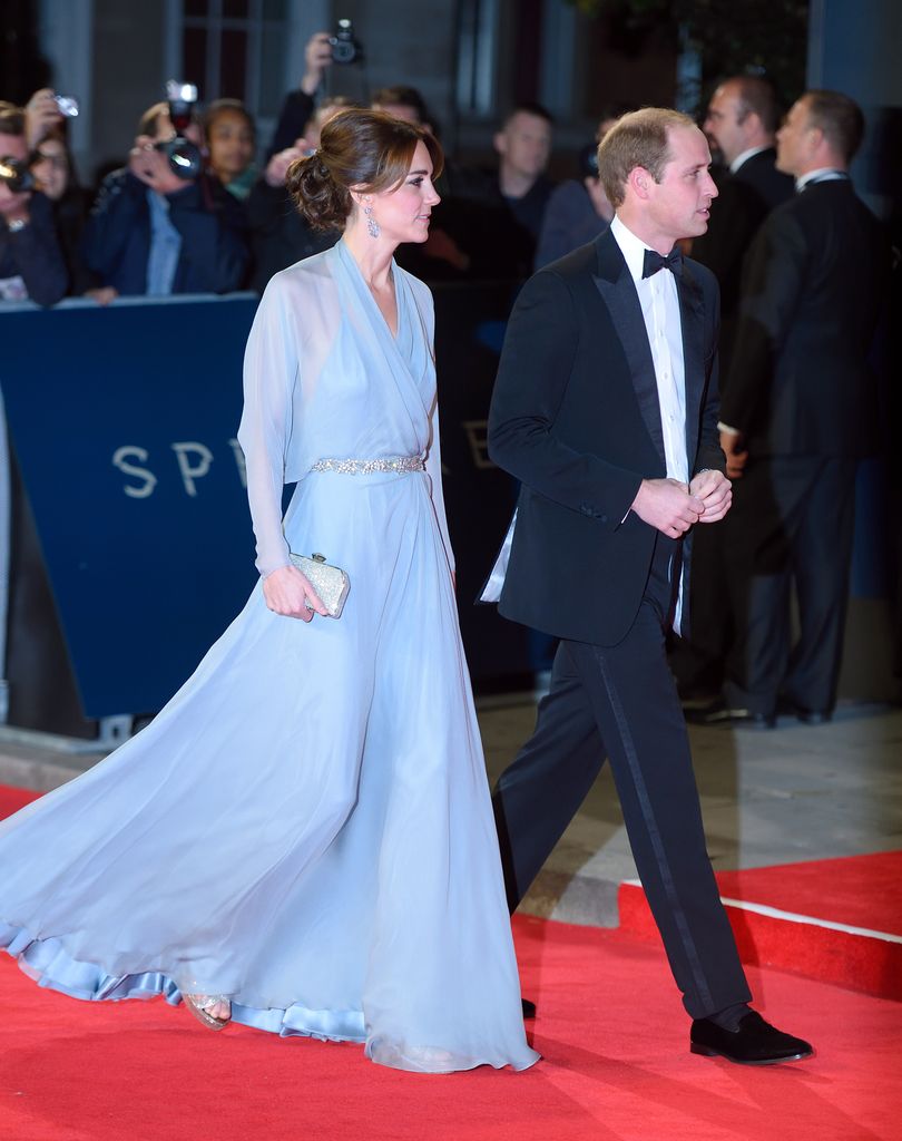 Catherine and Prince William on red carpet