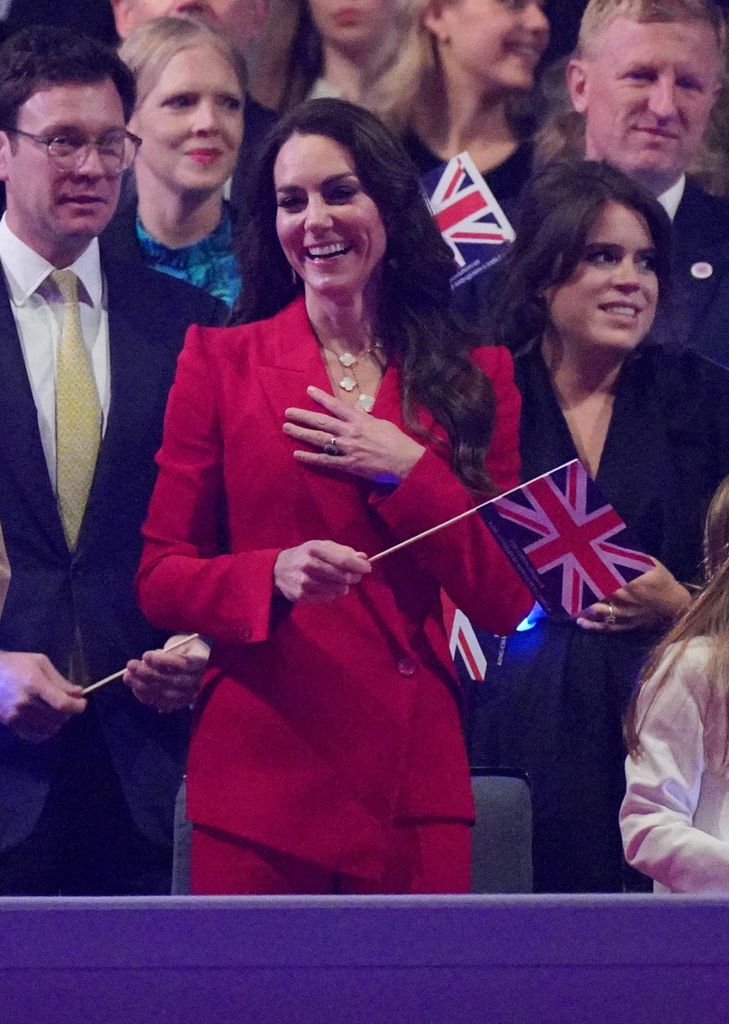 Princess Kate looked lovely in red