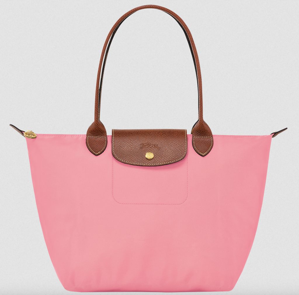 Longchamp pink tote bag