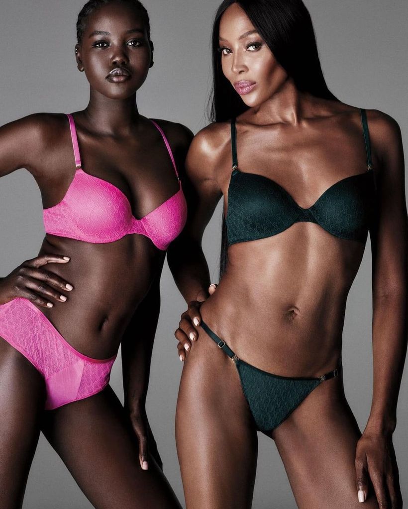 Adut Akech and Naomi Campbell for the VS Icons