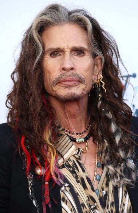 Steven Tyler posing for a photo