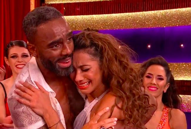 karen clifton crying strictly