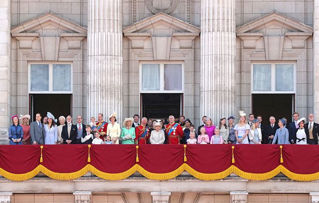 Royal family on the balcony for Trooping the Colour 2019