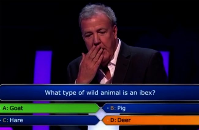 Who Wants to Be a Millionaire jeremy clarkson