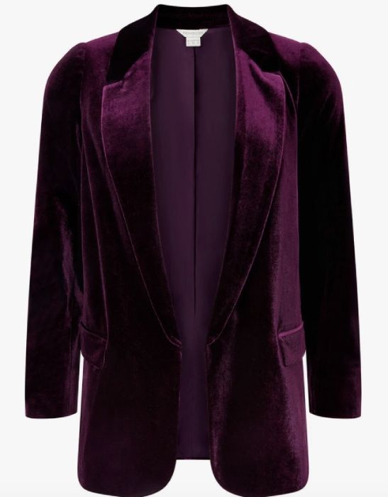 velvet blazer