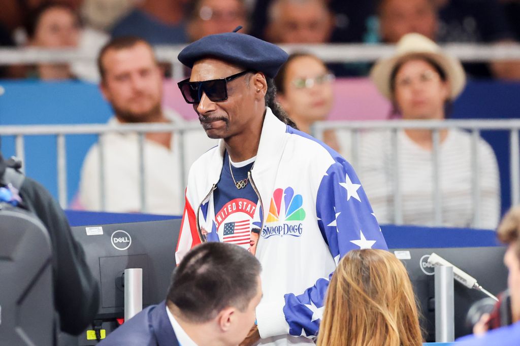 Snoop Dogg of United States of America during the Judo Women -78 kg kg Repechage contest 