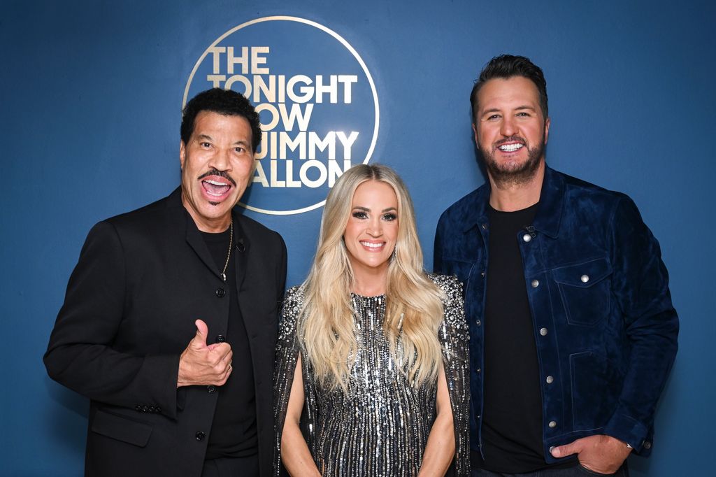 lionel richie carrie underwood and luke bryan on tonight show starring jimmy fallon