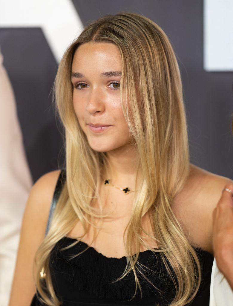 harper beckham black dress