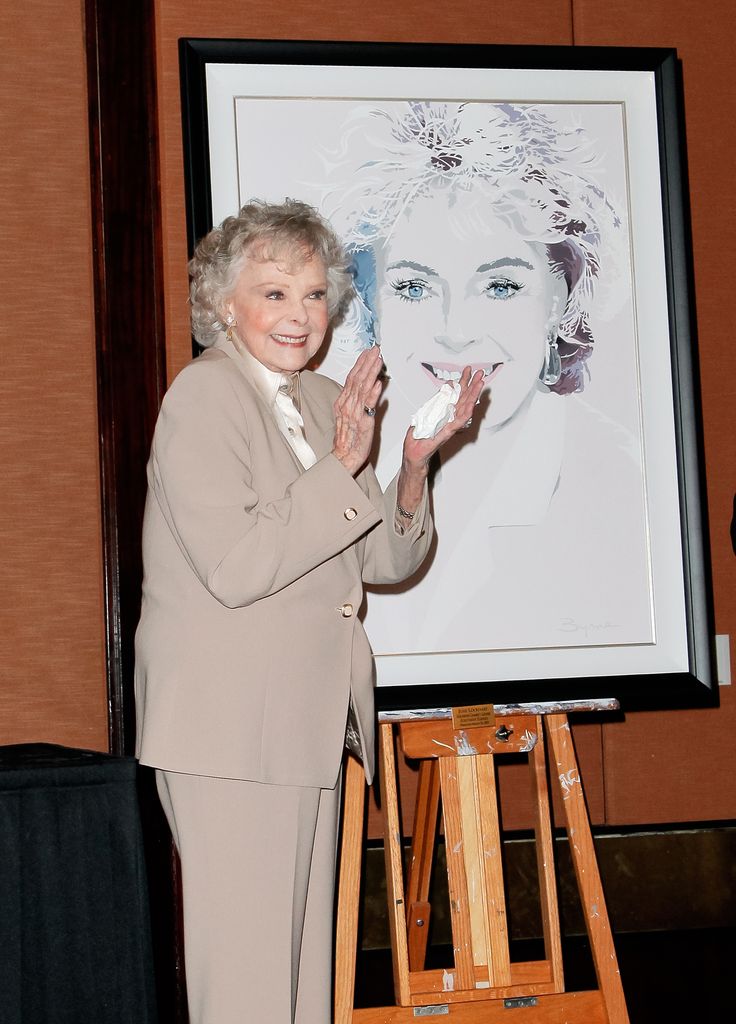 June Lockhart attends the Hollywood Chamber of Commerce honoring her with a Lifetime Achievement Award at the Universal Hilton Hotel on March 26, 2015 in Universal City, California