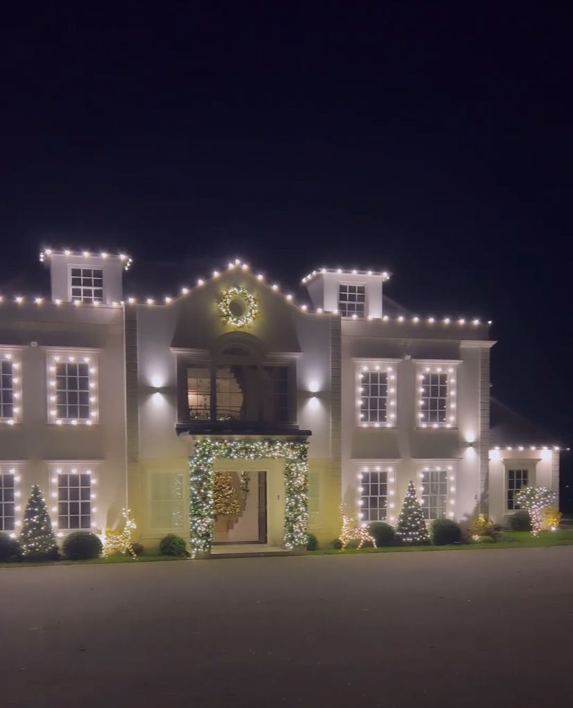 Mark Wright and Michelle Keegan's home adorned with fairy lights