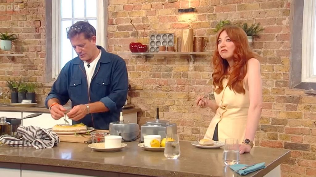 Diane Morgan wasn't too impressed by Matt's cheesecake