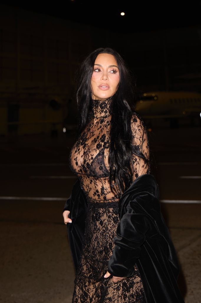 Kim's daring look is part of the broader underwear-as-outerwear trend