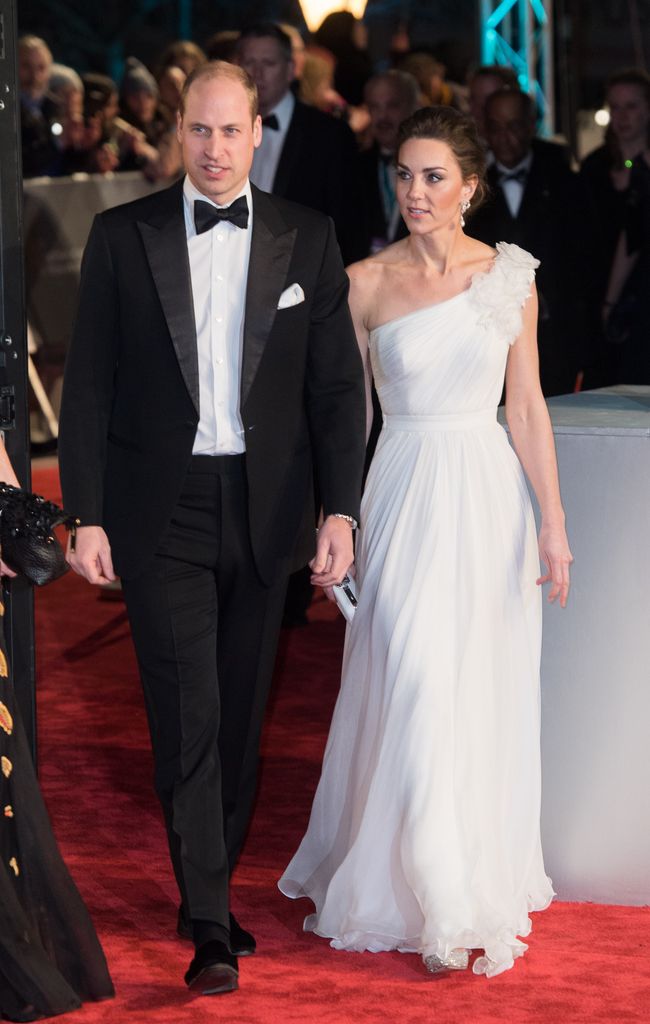 Prince William and Kate on red carpet