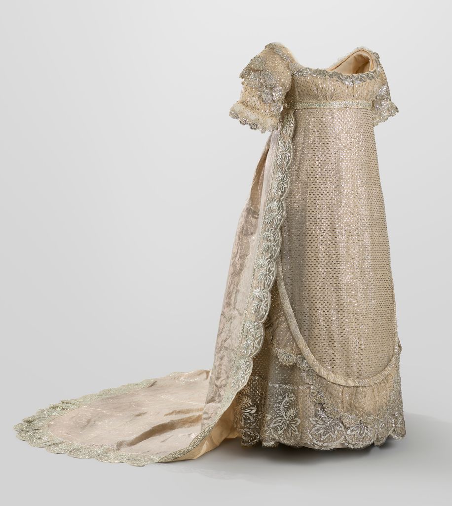 Wedding dress worn by Princess Charlotte of Wales, 1816.