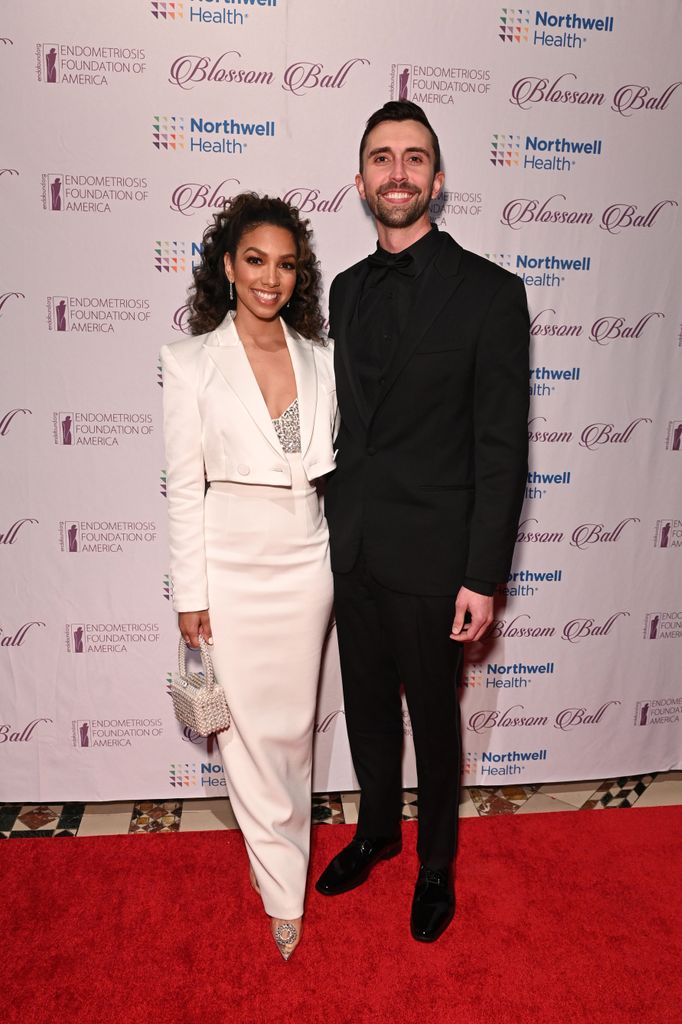  Corinne Foxx and Joseph Hooten attend Endometriosis Foundation Of America's (EndoFound) 11th Annual Blossom Ball at Cipriani 42nd Street on March 20, 2023