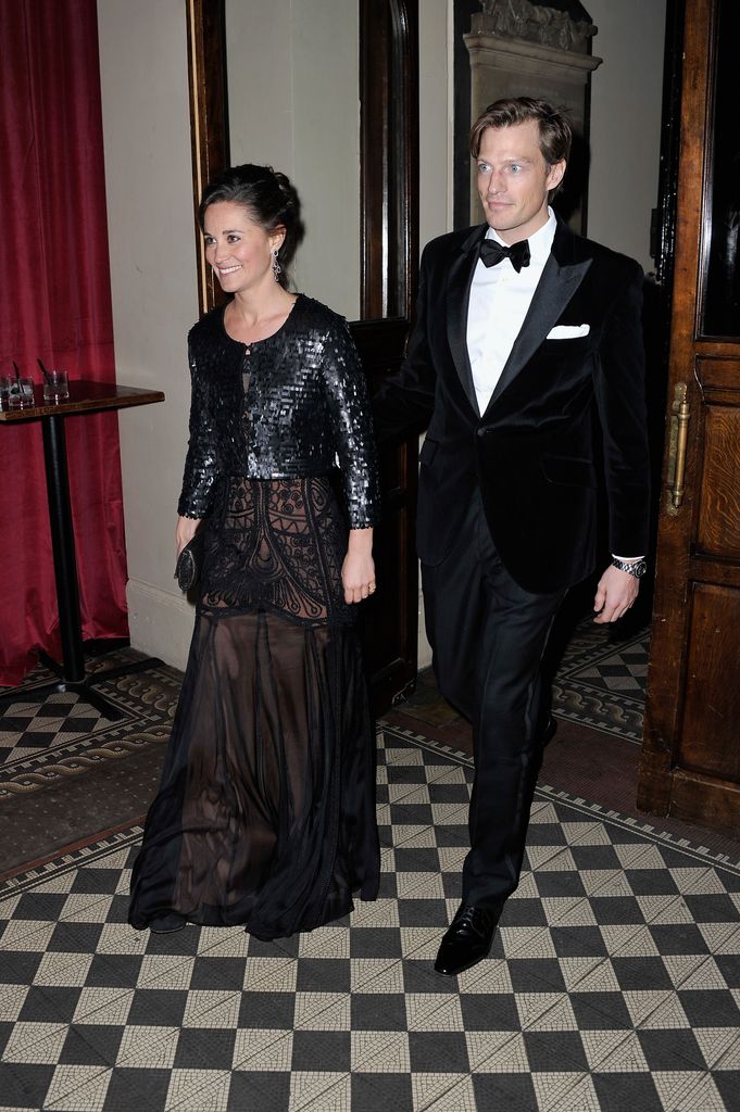 Pippa Middleton and boyfriend Nico Jackson attend the Sugarplum Ball at One Mayfair on November 20, 2013 in London, England.  (Photo by Gareth Cattermole/Getty Images)