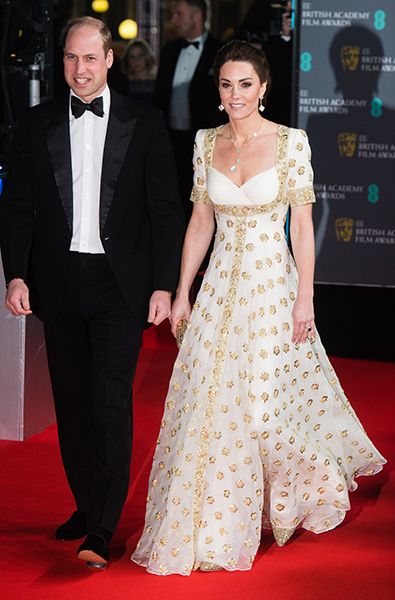 Prince William and Kate Middleton at 2020 BAFTAs