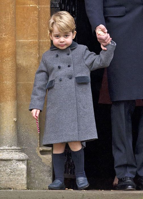 prince george grey coat