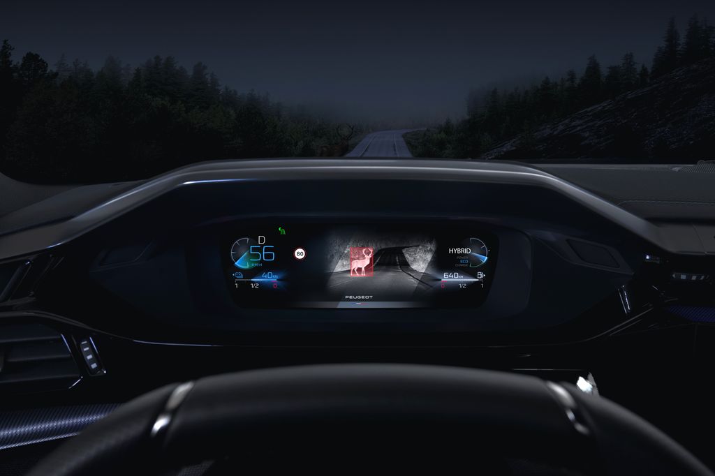 You can see in the dark with Peugeot's 'Night Vision'