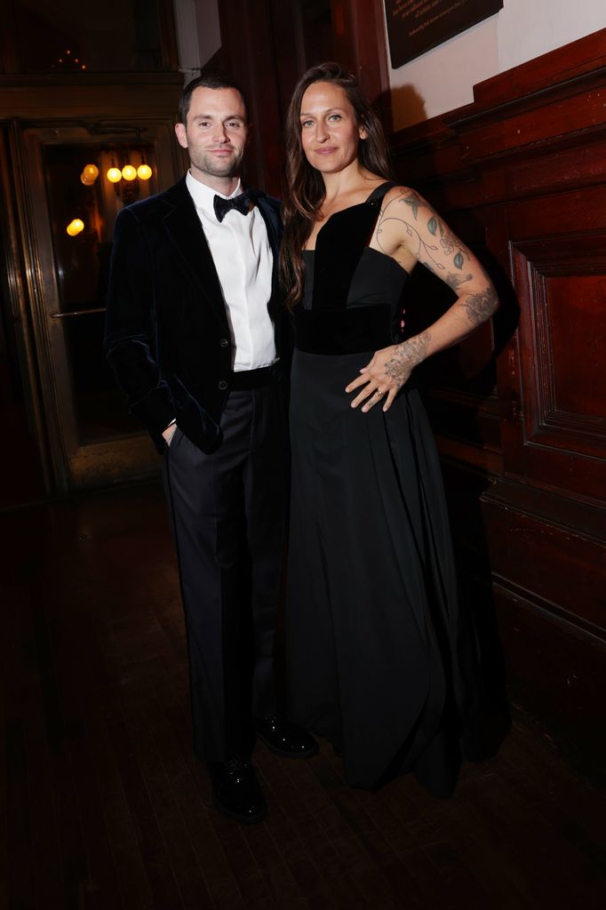 Ben Badgley and his wife Domino Kirke at the Giorgio Armani fashion show in Chennai