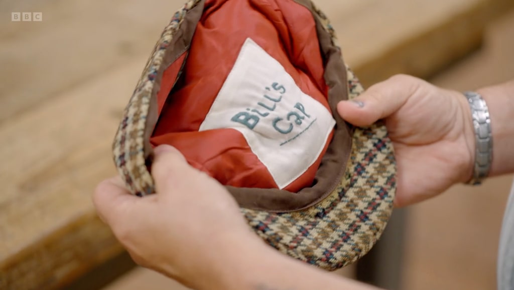 Mick was left incredibly emotional after seeing the embroidery in his restored cap