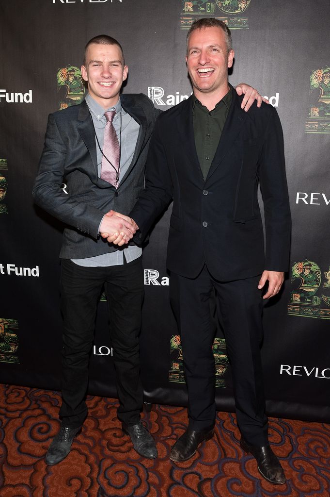 NEW YORK, NY - APRIL 17:  Giacomo Sumner (L) and Joe Sumner attend the after party for the 25th Anniversary concert for the Rainforest Fund at the Mandarin Oriental Hotel on April 17, 2014 in New York City.  (Photo by D Dipasupil/Getty Images)