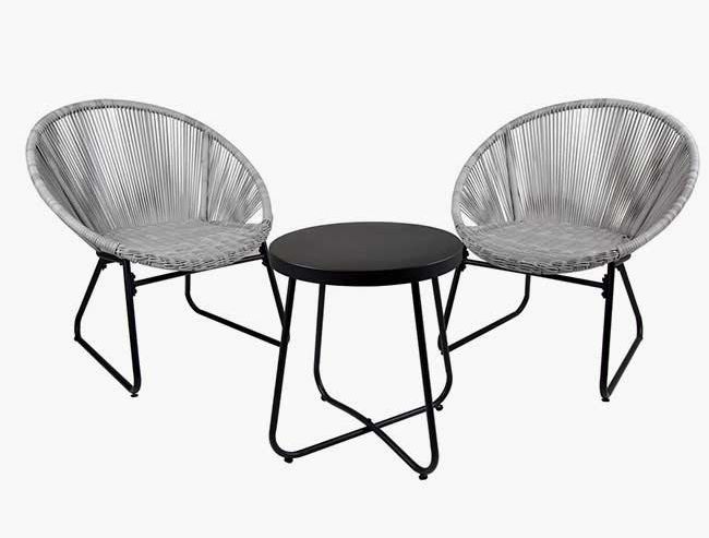 wayfair rattan outdoor table chairs