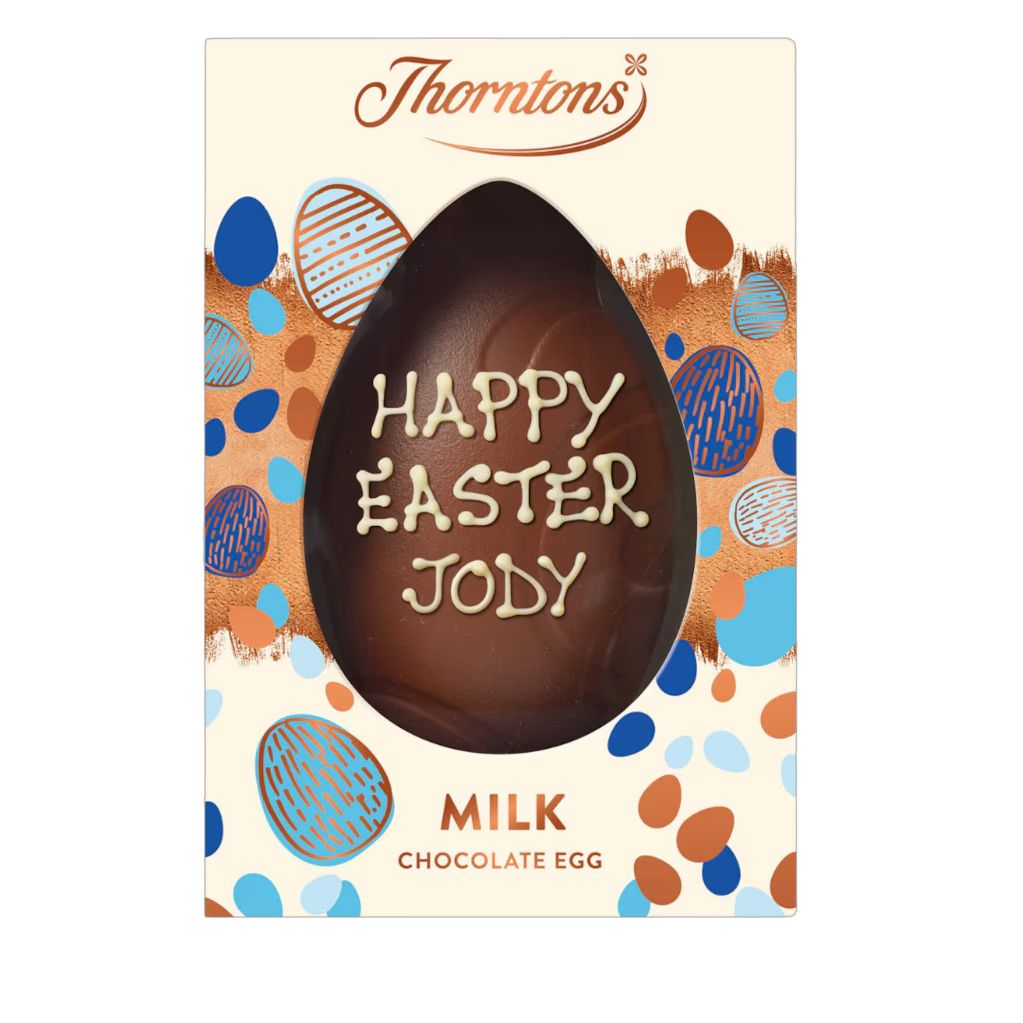 Thornton's Personalised Large Milk Chocolate Easter Egg