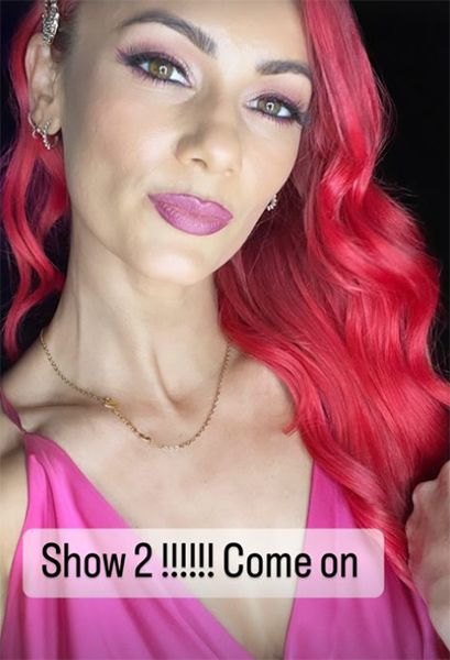 dianne buswell pink dress