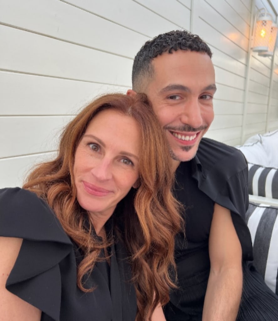 Photo shared by Julia Roberts on Instagram November 12, 2024 posing alongside communications specialist Youssef Marquis