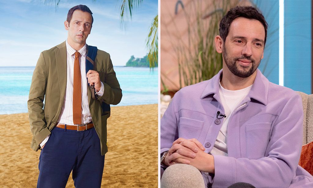 Ralf Little in and out of costume 